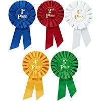 Clinch Star Cintas de premio Rosette Premium para ceremonias y eventos 1º 2º 4º 4º 5º